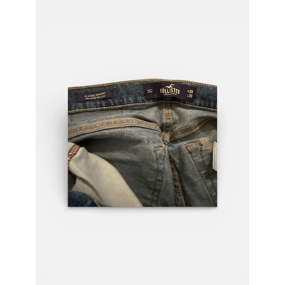 EUC Hollister Mens Jeans Size 29x30 Epic Flex Classic Straight Retail: $50 - Picture 5 of 8